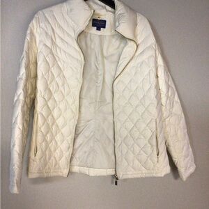 Pendleton Women's Cream Quilted Puffer Jacket